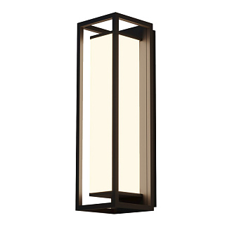 Светильник настенный 16,5*14*50 см, 1*LED, 17W, 3000К, Favourite Barer 4385-2W черный