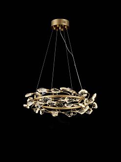 Люстра Ø600 x H130(1200), мм, 40 x 1W (40W) 4000K, GOLD (Золото) NewRgy E30-ф600*H130(1200) GOLD
