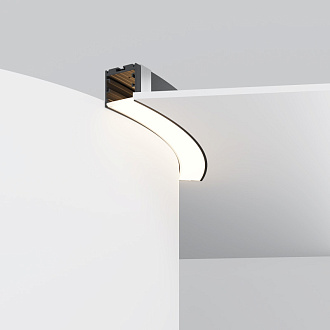 Радиусный профиль ALM-3535R-B-D-45°-0.8M 3,5*3,5*32,79 см, Maytoni Led Strip черный