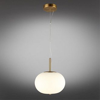 Подвесной светильник 24*40-150 см, 1*LED, 15W, 4000K, Aployt ADELI APL.646.06.15, латунный