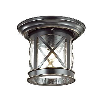 Уличный светильник Odeon Light Sation 4045/1C черный/золотая патина