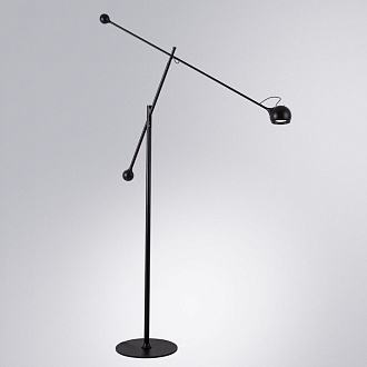 Торшер 164 см, 8W, 3000K, Divinare ULL 2622/06 PN-8, черный