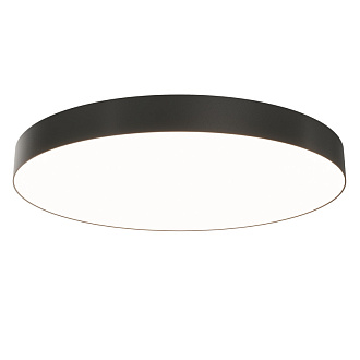 Накладной светильник 60*60*6 см, LED, 90W, 3000К, Maytoni Technical Zon C032CL-90W3K-RD-B черный