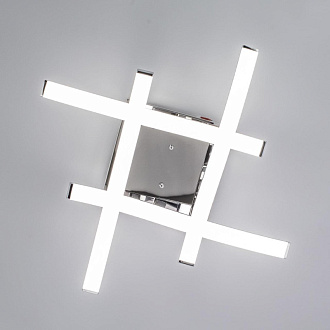 Люстра потолочная светодиодная Citilux Джек CL226121, LED 54W, 3000K, Хром