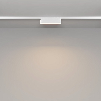 Трековый светильник 2,6*11,6*2,8 см, LED 6W, 3000К, Белый Maytoni Basis TR080-1-6W3K-W