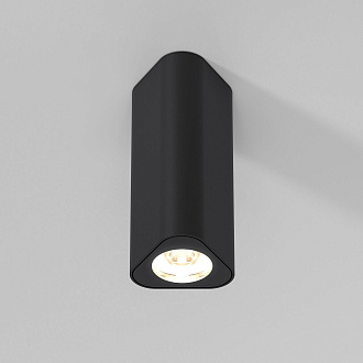 Светильник потолочный светодиодный 5 см, 8W, 3000K, Elektrostandard Trio 25110/LED, черный 