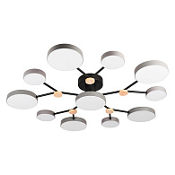 Светильник **16 см, LED 78W, 6500К / 3500, Серый, Дерево LED4U L3201-960 GR