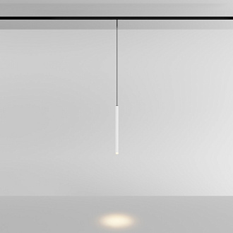 Трековый подвесной светильник 1,8*31 см, LED 3W 4000K Maytoni Technical Accessories for tracks Levity Skim TR191-1-3W4K-M-BW черно-белый