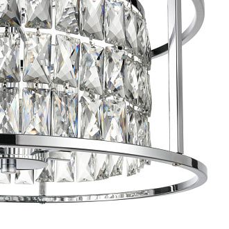 Потолочный светильник Vele Luce Debra VL3283P06, диаметр 50 см, хром