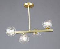 Люстра L460 x W245 x H410, мм, 4*15W (60W), GD (Золото) Rilon 6427/4 GD