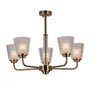 Люстра 66*66*49 см, 5*E14 Gerhort G11060/5COP CL, Медь