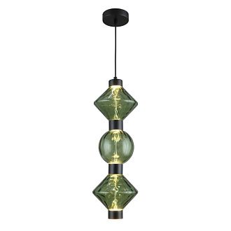 Светильник подвесной 19 см, 15W, 3000K, Aployt Otylia APL.087.06.15, черный