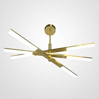 Люстра на штанге ORTON на 3 D96 Gold 16*23*23 см, 6*LED*6W, ImperiumLoft 241024-26, Золотистый