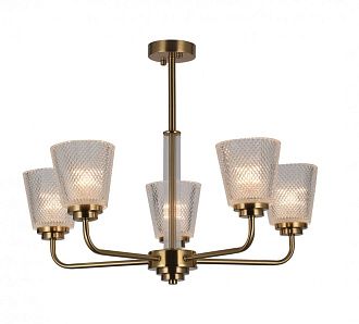 Люстра 66*66*49 см, 5*E14 Gerhort G11060/5COP CL, Медь