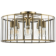 Люстра потолочная 58 см, 8*E27*48W, Латунь Lightstar Genni 798281