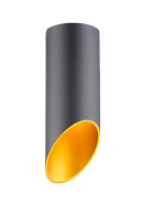 Светильник Ø560 x H157, мм, 35W 4000K, BK/GOLD (Черный+Золото) Rilon HDL-5060-150-BK/GOLD