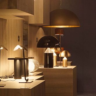 Настольная лампа Atollo Table Lamp white H50 50*35*50 см, 1*E14*40W, ImperiumLoft 43.121, Белый