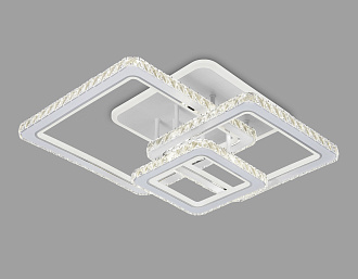 Светильник 67*51*15 см,  145W, 3000К, белый, хром Ambrella Acrylica Ice FA1732