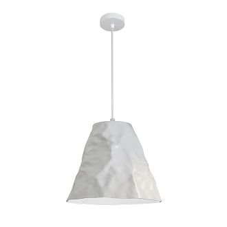 Подвесной светильник 25*25 см, 1*E27, 60W, Divinare Piramide 5098/33 SP-1, Белый