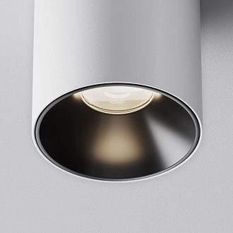 Потолочный светильник 6 см, LED*5W, 4000K, Maytoni Alfa LED 50° C064CL-5W4K-RD-WB, Белочерный