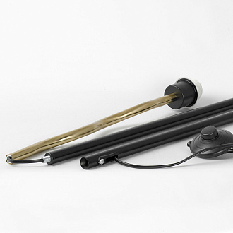 Торшер 45*160 см, 1*E27 Lussole Escambia LSP-0661 черный