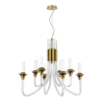Люстра подвесная 75*61/150 см, 8*E14 ST LUCE Vetrano SL1241.203.08 золотистый