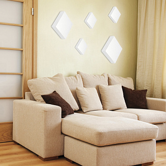 Светильник 20 см, 20W, 4000K Novotech Ornate 358112, белый