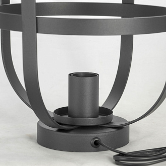 Настольная лампа Lussole LSP-0602, 27*42 см, черный