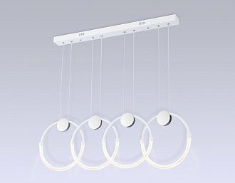 Светильник подвесной 94*2*31,5*120 см, LED 45W, 4200К, белый, хром Ambrella Comfort Line FL10598