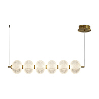 Светильник 82 см, 22W, 3000K, Freya Awella FR6135PL-L22BT, латунь