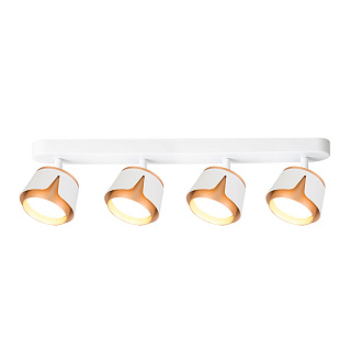 Спот 15*60*10 см, 4*GX53, 12W, Arte Lamp Amaks A8028PL-4WH, Белый