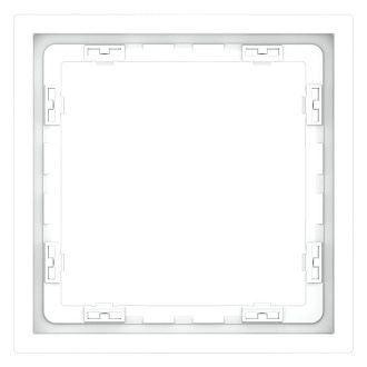 Рамка пластиковая Voltum S70 на 1 пост, белый матовый пластик Soft touch VLS100102