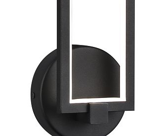 Бра 50 см, 18W, 4000K, Алони Kink Light 08459,19, черный