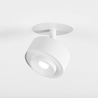 Точечный светильник LED 6W, 4000 К, 10,7*6*6 см, белый, Elektrostandard Only 25089/LED, вр 5,5 см