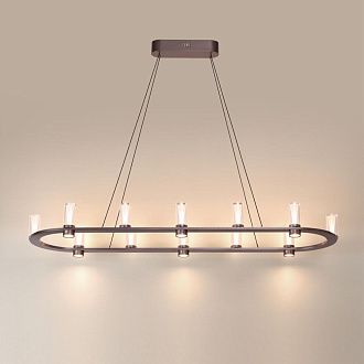 Подвесной светильник 120*85*200- см, 12*LED*69W, 3000K, Odeon Light Defance 7143/65L, черный