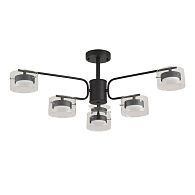 Светильник потолочный *96*29-29 см, 6*GX53 LED*7W, Lumion Natalina LUM8349/6C, черный
