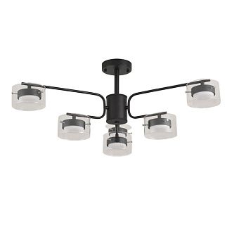 Светильник потолочный *96*29-29 см, 6*GX53 LED*7W, Lumion Natalina LUM8349/6C, черный