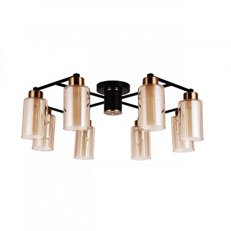 Светильник 76 см, Arte Lamp Leo A7027PL-8BK, черный
