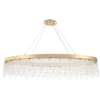 Светильник 120*35 см (овал), Crystal Lux AQUA SP20, латунь
