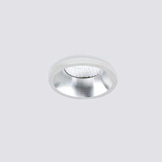 Встраиваемый точечный светодиодный светильник 15269/LED 3W 4200K белый/сатин никель Elektrostandard
