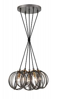Подвесной светильник  37*259 см, 5*E14 античное серебро Vele Luce Incredibile VL6212P05