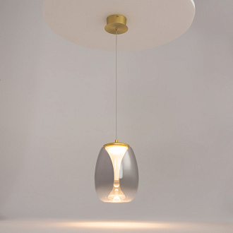 Подвесной светильник 20*20*333,1 см, LED, 7W, 3000К, Maytoni SPLASH MOD282PL-L8G3K золотой