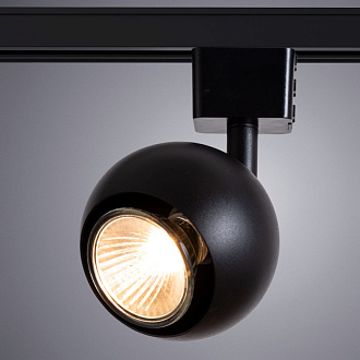 Трековый светильник Arte Lamp Brad A6253PL-1BK, черный, 13x8x8см, GU10, max 35Вт