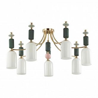 Потолочная люстра диаметр 92 см Odeon Light Candy 4861/7C Золото