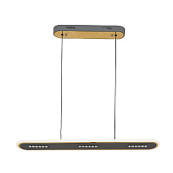 Подвесная люстра 70 см, 63W, 3000-6500K, F-Promo Strimler 4472-3P, серый-латунь