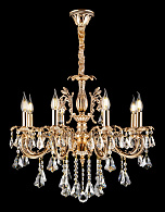 Люстра 670*560-1000, 8*E27, 40W NewRgy Premium 1002/8A FGD+BK, Золото+черный