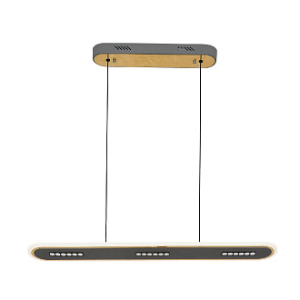 Подвесная люстра 70 см, 63W, 3000-6500K, F-Promo Strimler 4472-3P, серый-латунь