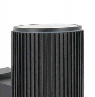 Уличный светильник Favourite Pola 2858-2W, D155*W90*H260, Уличный светильник черного цвета с металлическим каркасом, акриловый рассеиватель, IP54