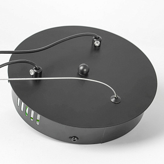 Люстра подвесная 60*150 см, 2*LED*20W 4000K черный Lussole Bradford LSP-7160