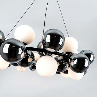 Подвесной светильник 80*150 см, 14*G9 MODESTYLE MS.8055.14 BK черный
